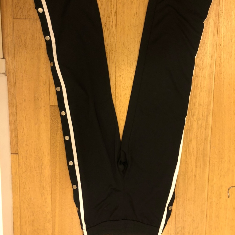 Flare pants - buttons on the side